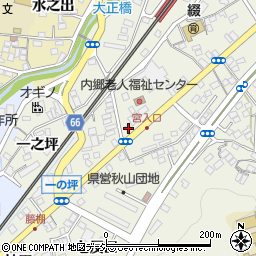 福島県いわき市内郷綴町町之内2周辺の地図