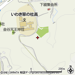 福島県いわき市内郷綴町周辺の地図