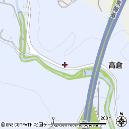 福島県いわき市内郷白水町高倉周辺の地図