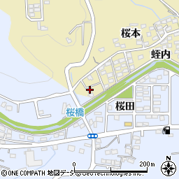福島県いわき市内郷内町桜本79周辺の地図