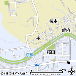 福島県いわき市内郷内町桜本81周辺の地図