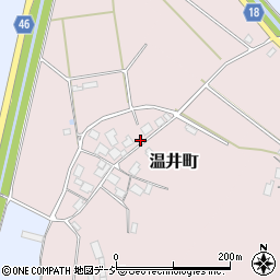 石川県七尾市温井町チ周辺の地図