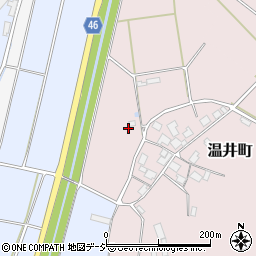 石川県七尾市温井町（い）周辺の地図