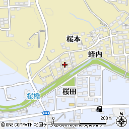 福島県いわき市内郷内町桜本86周辺の地図