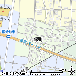 石川県七尾市栄町周辺の地図