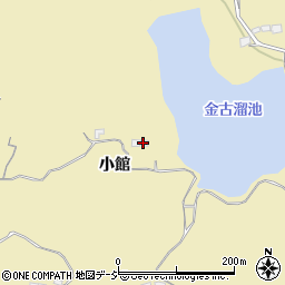 福島県いわき市平下高久小館周辺の地図