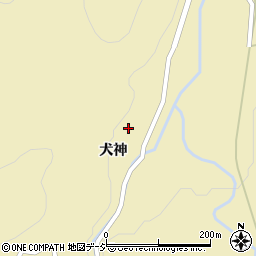 福島県白河市表郷金山犬神26-1周辺の地図