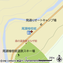 檜枝岐村役場　観光課周辺の地図