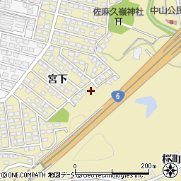 福島県いわき市平中山宮下66周辺の地図