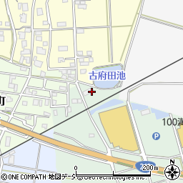 石川県七尾市古府町（わ）周辺の地図