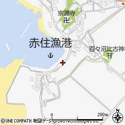 石川県羽咋郡志賀町百浦ミ周辺の地図