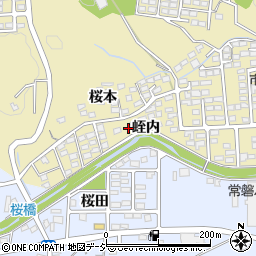 福島県いわき市内郷内町桜本105-1周辺の地図