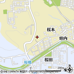 福島県いわき市内郷内町桜本69周辺の地図