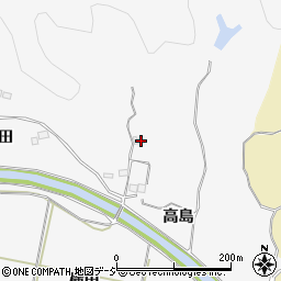 福島県いわき市平上高久（高島）周辺の地図