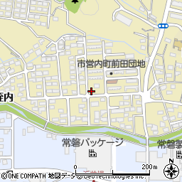福島県いわき市内郷内町前田周辺の地図