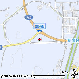 ファミリーマート七尾国分町店周辺の地図