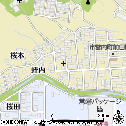 福島県いわき市内郷内町桜本117周辺の地図