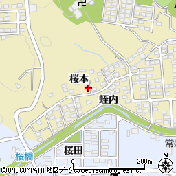 福島県いわき市内郷内町桜本49-2周辺の地図