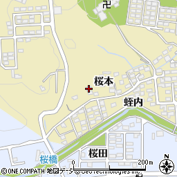 福島県いわき市内郷内町桜本62周辺の地図