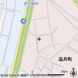 石川県七尾市温井町（ホ）周辺の地図