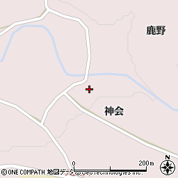 福島県いわき市遠野町上根本神会周辺の地図