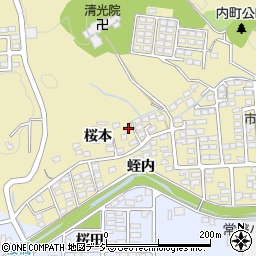福島県いわき市内郷内町桜本36周辺の地図