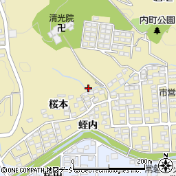 福島県いわき市内郷内町桜本24-3周辺の地図