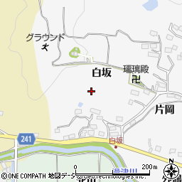 福島県いわき市平上高久白坂周辺の地図