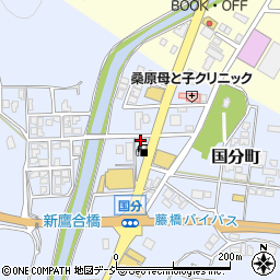 能登石油株式会社セルフ七尾ＳＳ周辺の地図