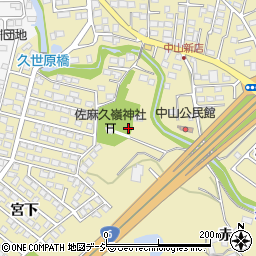 福島県いわき市平中山宮下周辺の地図