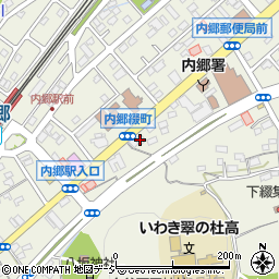 ひまわり信用金庫内郷支店周辺の地図