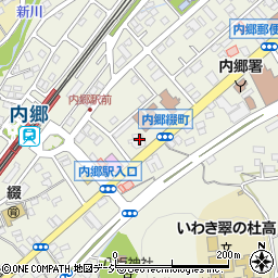 福島銀行内郷支店周辺の地図