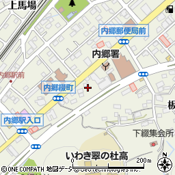 福島県いわき市内郷綴町（大木下）周辺の地図
