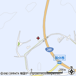 石川県七尾市国分町（ム）周辺の地図
