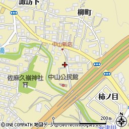 福島県いわき市平中山柳町113周辺の地図