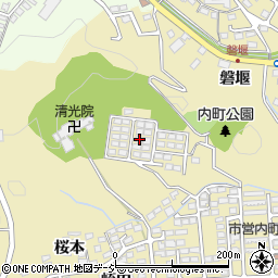 福島県いわき市内郷内町桜本3周辺の地図