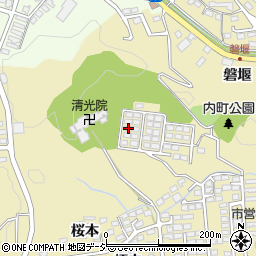 福島県いわき市内郷内町桜本4周辺の地図