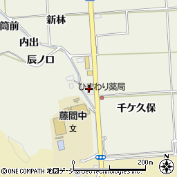 福島県いわき市平藤間新林周辺の地図