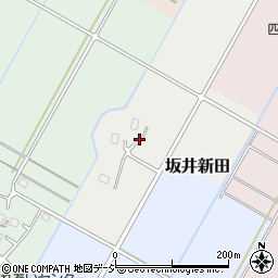 新潟県妙高市坂井新田周辺の地図
