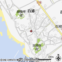 石川県羽咋郡志賀町百浦周辺の地図
