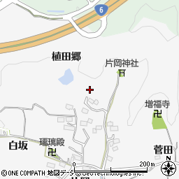 福島県いわき市平上高久植田郷周辺の地図