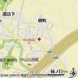 福島県いわき市平中山柳町53周辺の地図