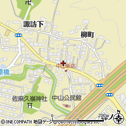 福島県いわき市平中山柳町21周辺の地図