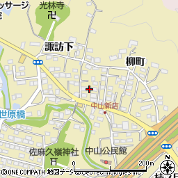 福島県いわき市平中山柳町12-6周辺の地図