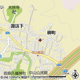 福島県いわき市平中山柳町26周辺の地図
