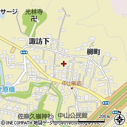 福島県いわき市平中山柳町14周辺の地図