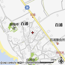 石川県羽咋郡志賀町百浦ム周辺の地図