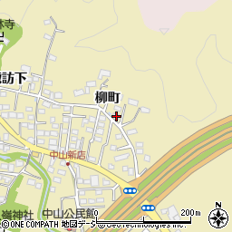 福島県いわき市平中山柳町66周辺の地図