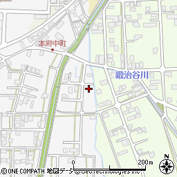 石川県七尾市本府中町テ周辺の地図