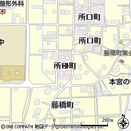 石川県七尾市所口町ヘ周辺の地図